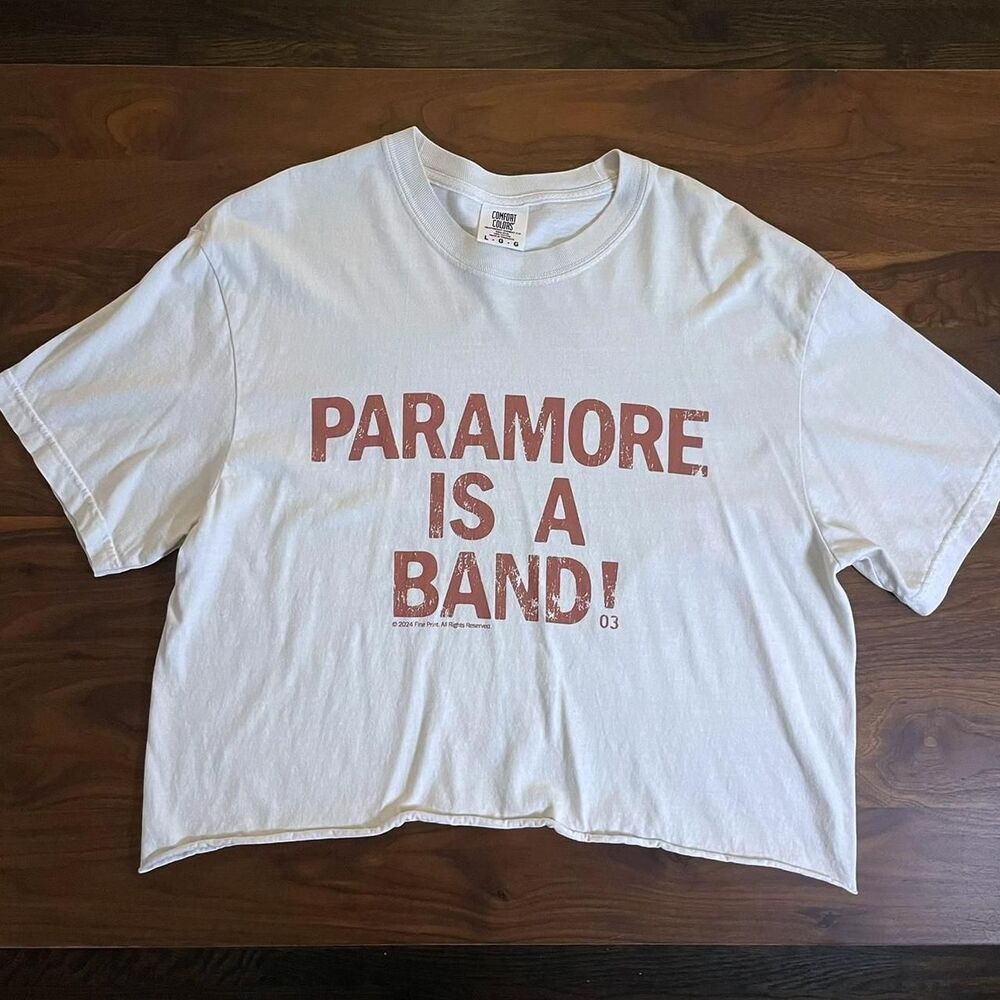 Record Store Day RSD 2024 "Paramore Is A Band" Shirt T-Shirt - Large